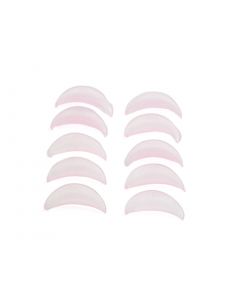 vocoste 5 Pair Pink Silicone Gasket Eyelash Curler Curling Pads Makeup Tool Beauty Care for Women