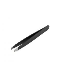 vocoste Black Stainless Steel Slanted Clip Eyebrow Tweezers Hair Beauty Tweezer Tool