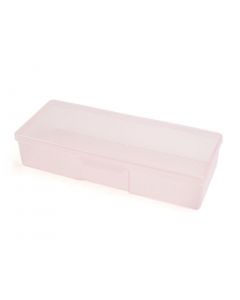 vocoste Pink Plastic Empty Professional Manicure Nails Pedicure Makeup Tools Organizer Storage Case Personal Box
