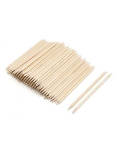 vocoste 100pcs Orange Wood Nail Art Sticks Cuticle Pusher Dead Hard Skin Remover Manicure Pedicure Tool