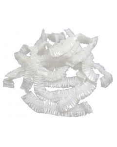 vocoste 20pcs Clear Elastic Plastic Disposable Waterproof Hotel Home Shower Bathing Hair Caps Hats