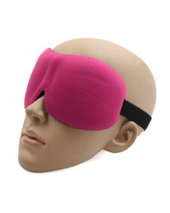 vocoste Travel Padded 3D Eye Shade Cover Sleep Rest Relax Sleeping Blindfold Fuchsia