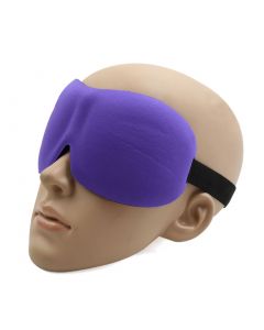 vocoste Travel Padded 3D Eye Shade Cover Sleep Rest Relax Sleeping Blindfold Purple
