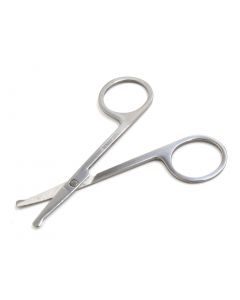 vocoste 5pcs Silver Tone Metal Round Tip Nose Hair Eyebrow Trimmer Scissors Cutter Remover Cosmetic Tool