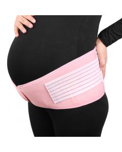 vocoste Pink Pregnant Women Abdominal Support Belt Waist Belly Tummy Back Brace for Maternity Antepartum