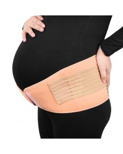 vocoste Skin Color Pregnant Women Abdominal Support Belt Waist Belly Tummy Back Brace for Maternity Antepartum