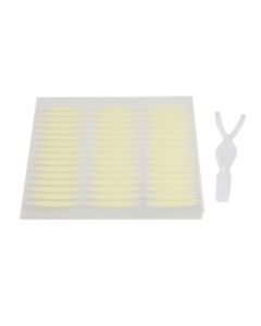 vocoste 144 Pairs M Invisible Dual-tip Eyes Modify Double Eyelid Sticker Adhesive Tape w/ 1 Fork