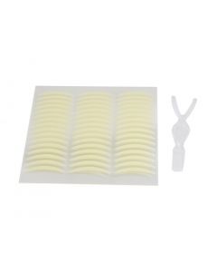 vocoste 144 Pairs S Invisible Eyes Shape Lift Up Double Eyelid Sticker Adhesive Tape w/ 1 Fork