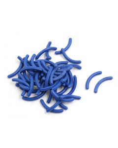 vocoste 50 Pcs Blue Soft Rubber Cosmetic Makeup Eyelash Curler Refill Pads for Ladies