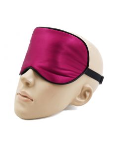 vocoste Soft Silk Travel Eyes Pad Sleeping Eye Shade Cover Blindfold Fuchsia